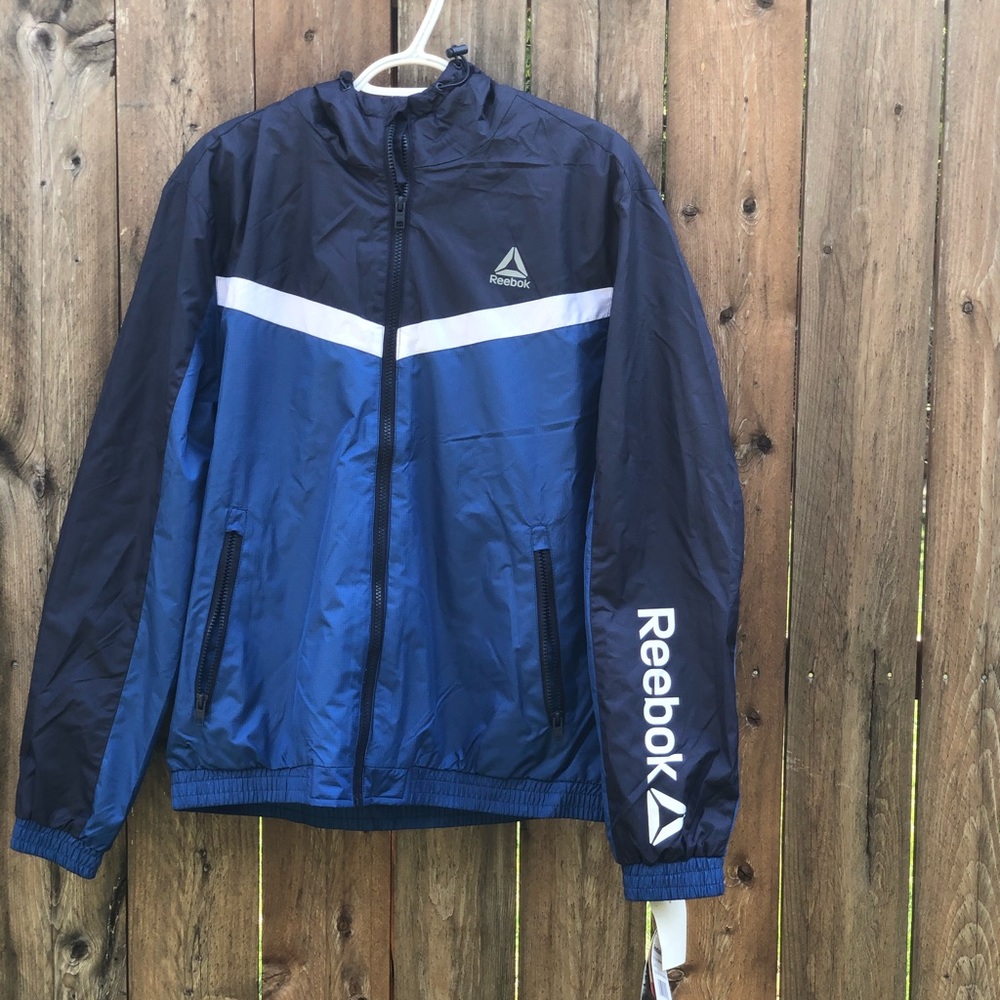 Sold ✅Reebok Rain Jacket ,Windbreakers size:Large - Picture 2 of 13